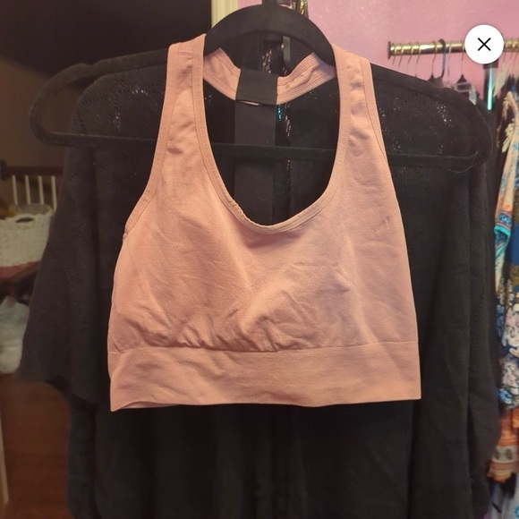 Rae Dunn Other - Rae Dunn Balance Blush Rose Racerback Bra Size Large